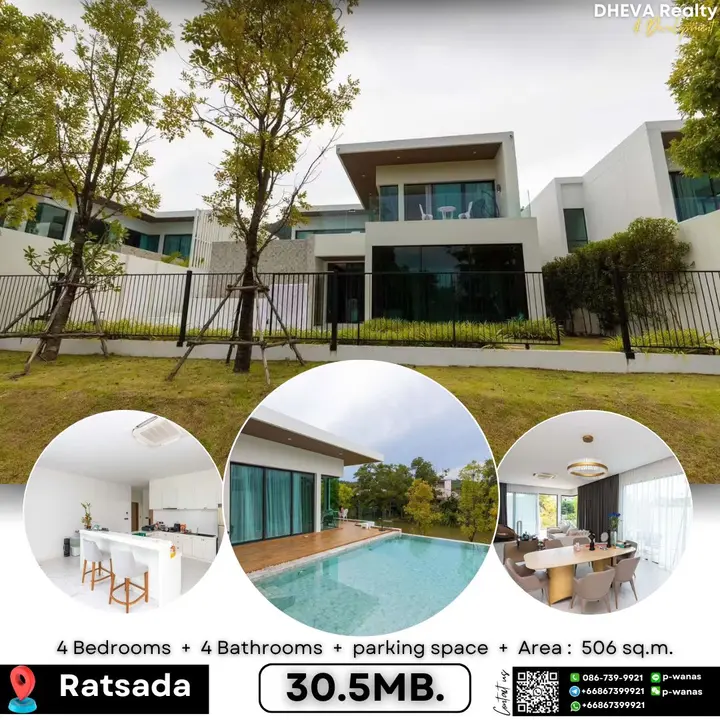 Lake view villa