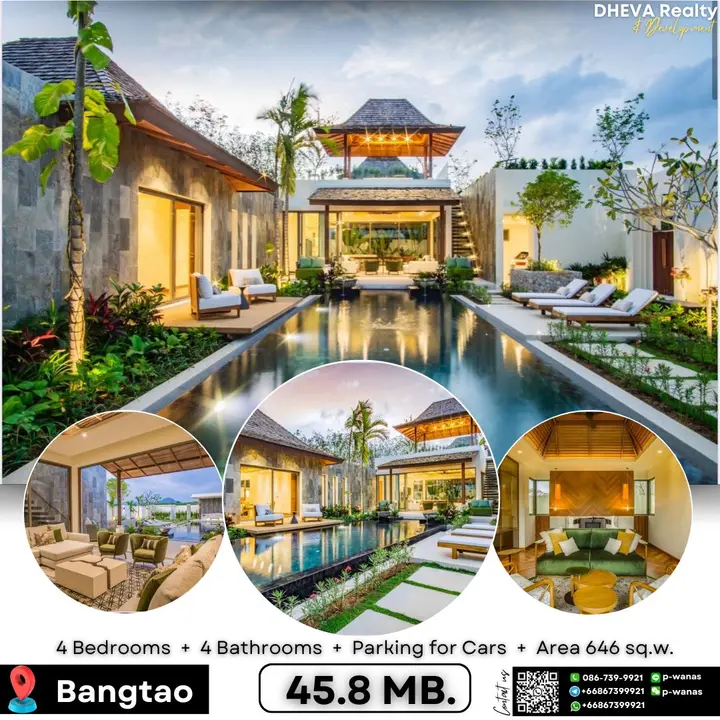 3 villas for sale. Garden Atlas