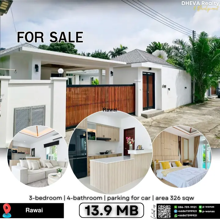 3-Bedroom Private Pool Villa For Sale