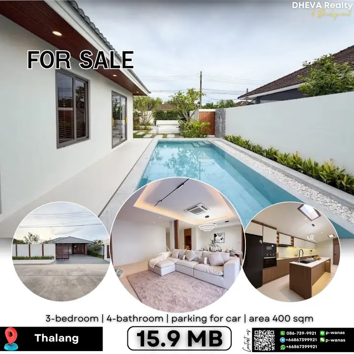 Pool Villa for Sale – Naraemit 5 Village, Thalang