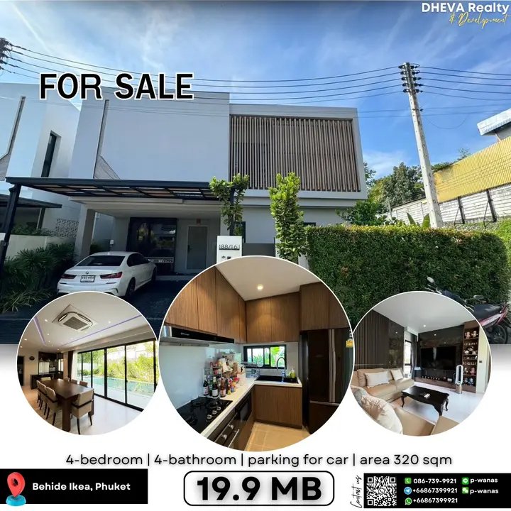 Pool Villa for Sale – Bypass Road (Behind IKEA), Phuket