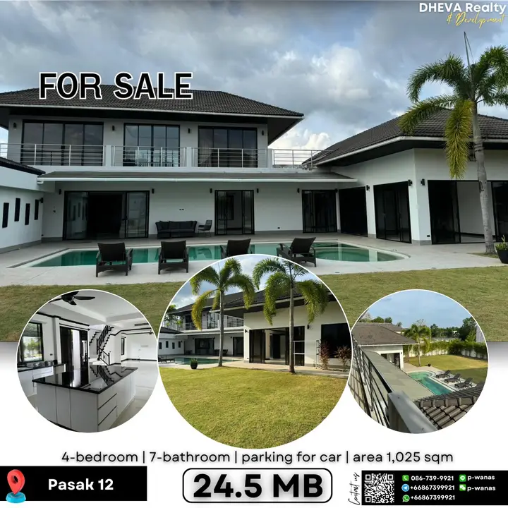 Big Garden Luxury Pool Villa – Pasak 12, Cherngtalay | Ownership: Thai Freehold / Company Freehold