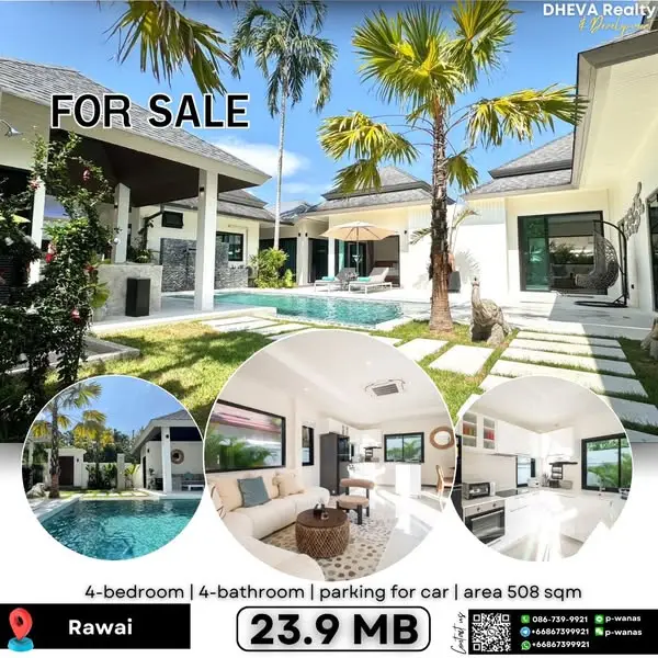 Pool Villa for Sale – Saiyuan, Rawai