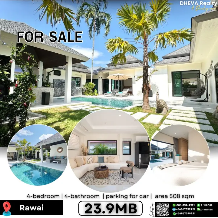 Pool villa for sale | Best location in Saiyuan Rawai